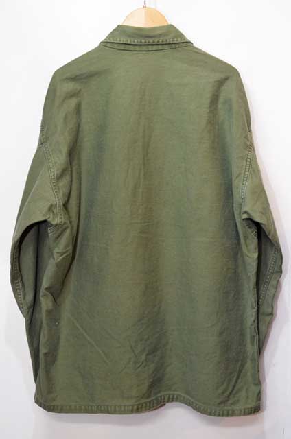 50's US ARMY コットンサテン ユーティリティーシャツ 