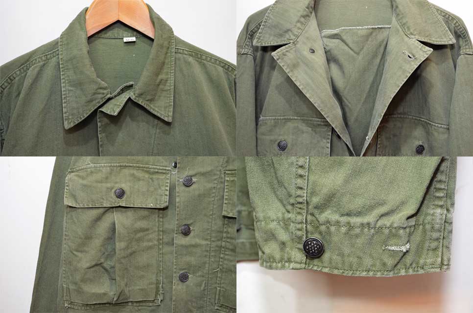 40's US.ARMY M-43 HBTジャケット - used&vintage box Hi-smile