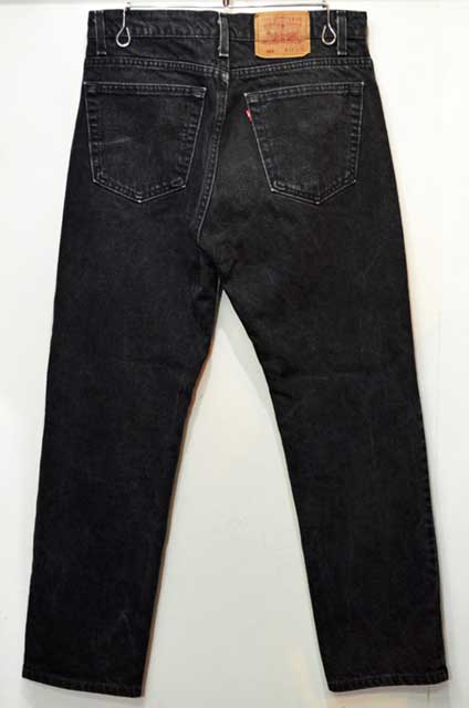 90's Levi's 505 ブラックデニムパンツ “W34×L30 / MADE IN USA