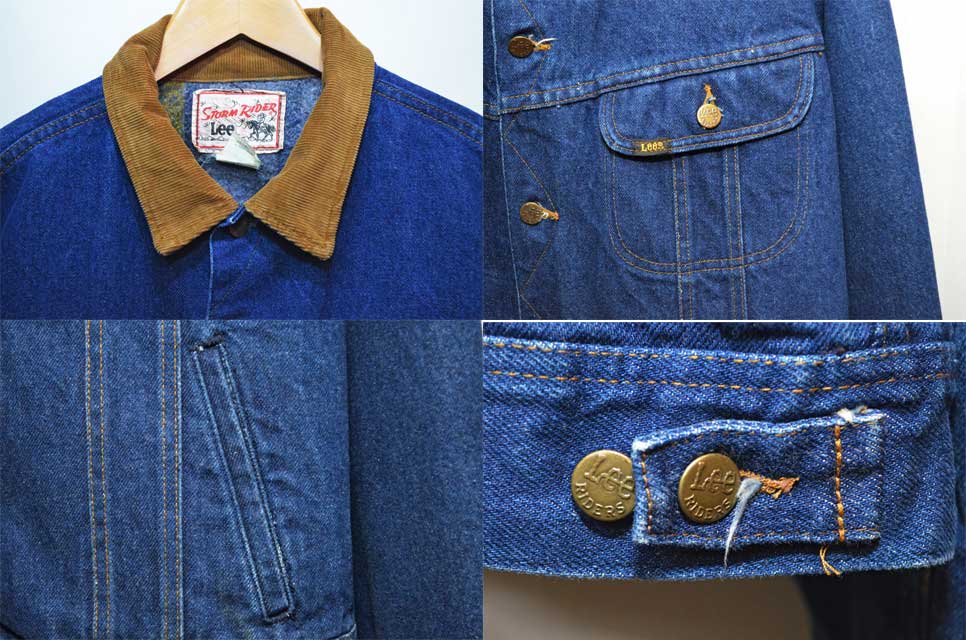 90's Lee STORM RIDER デニムジャケット “48L” - used&vintage box Hi