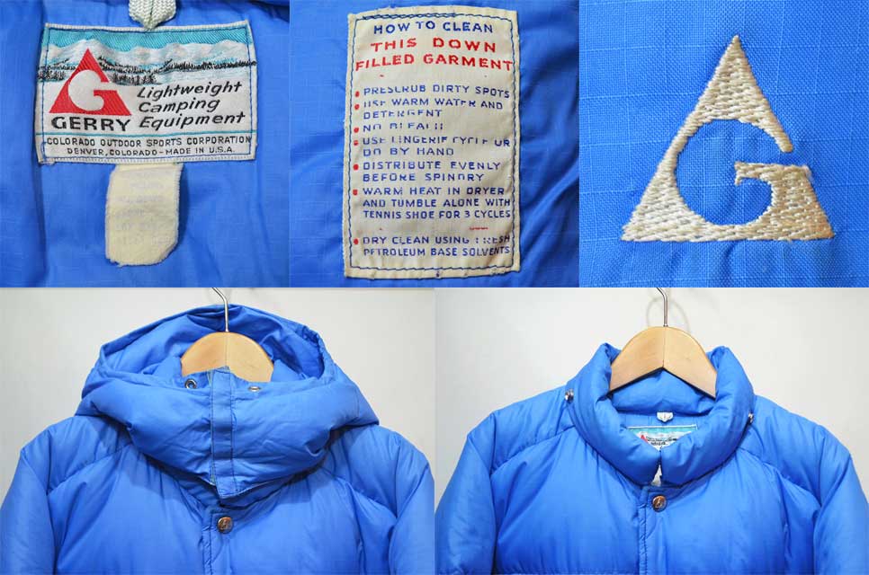 70's GERRY ダウンジャケット - used&vintage box Hi-smile