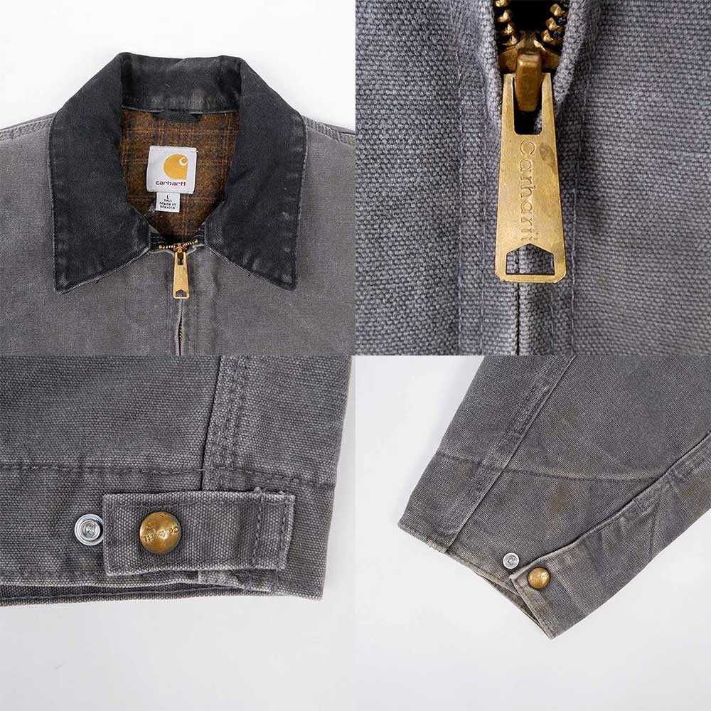 00's Carhartt デトロイトジャケット “企業ロゴ刺繍”mot01192303007037