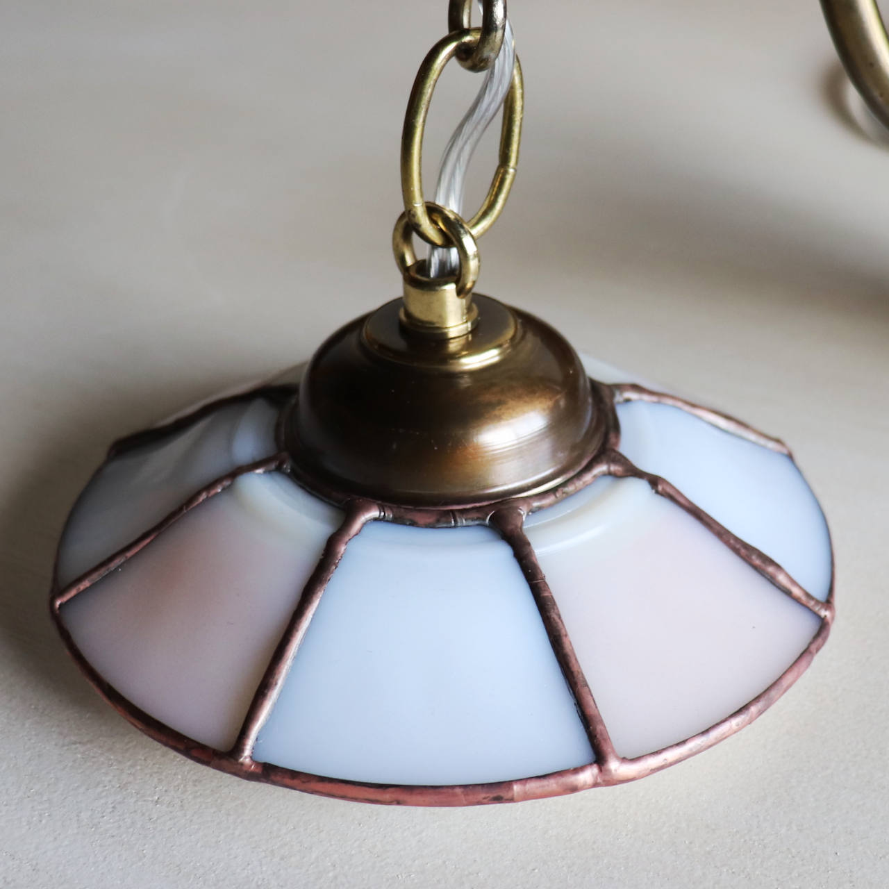 USAヴィンテージミルクガラスウェアリメイクウォールランプ｜壁掛け