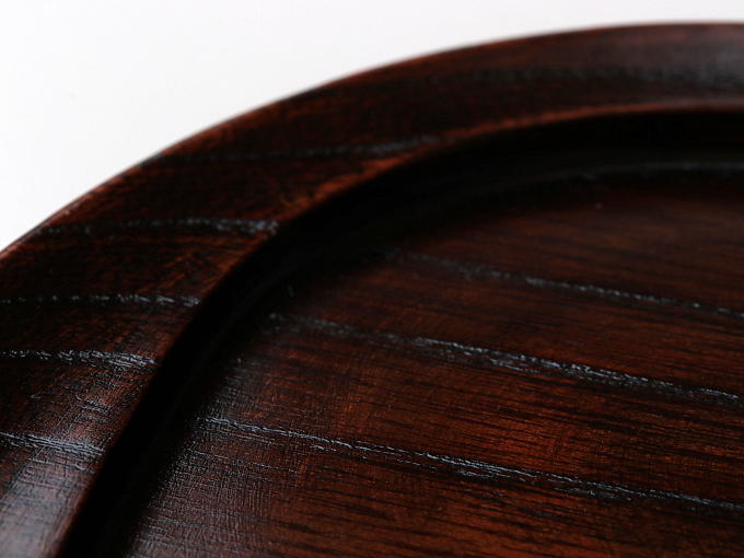 OMOTENASHI BON (traditional wooden tray) - JAPANESE GREEN TEA