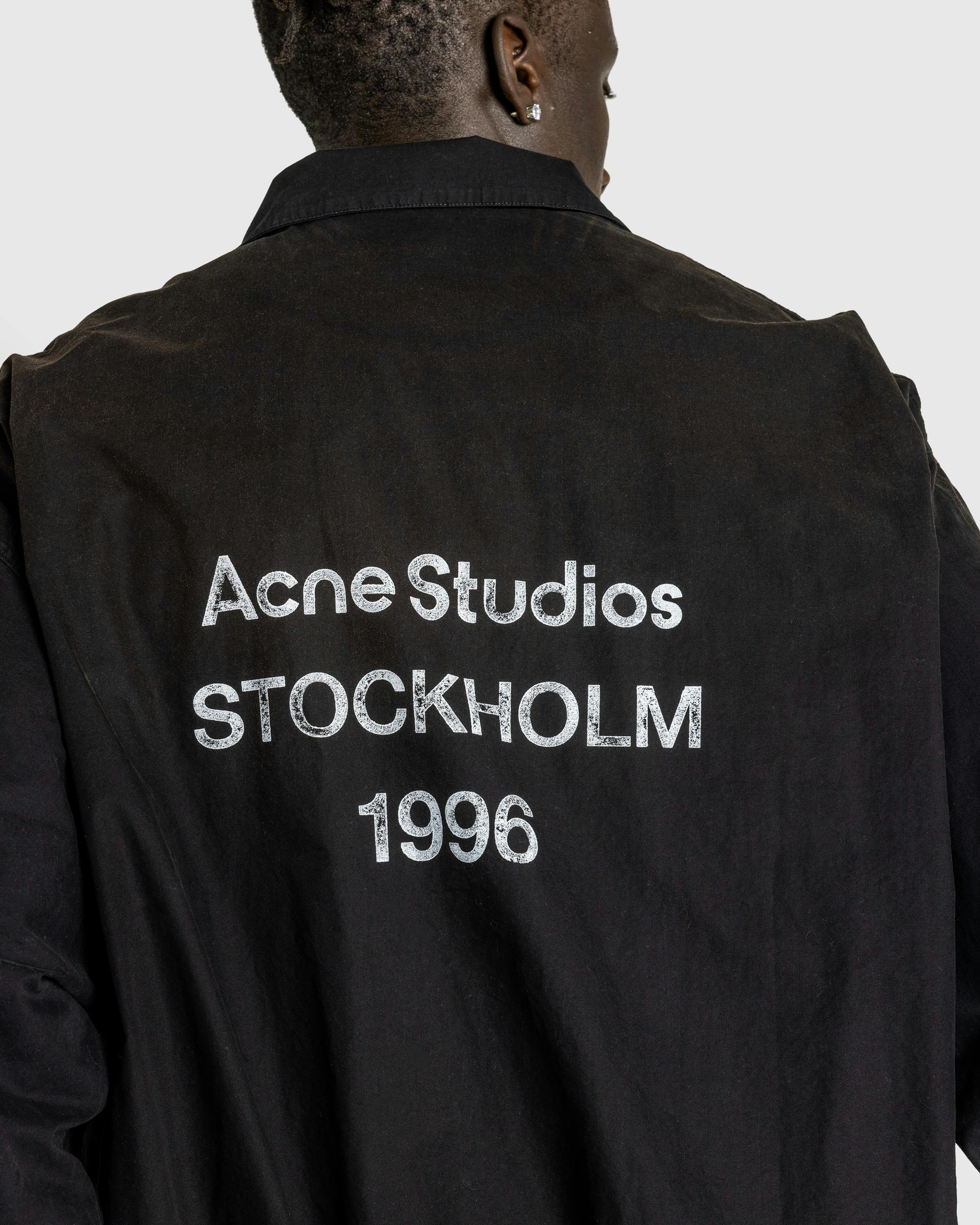Acne Studios – Logo Zipper Jacket Black