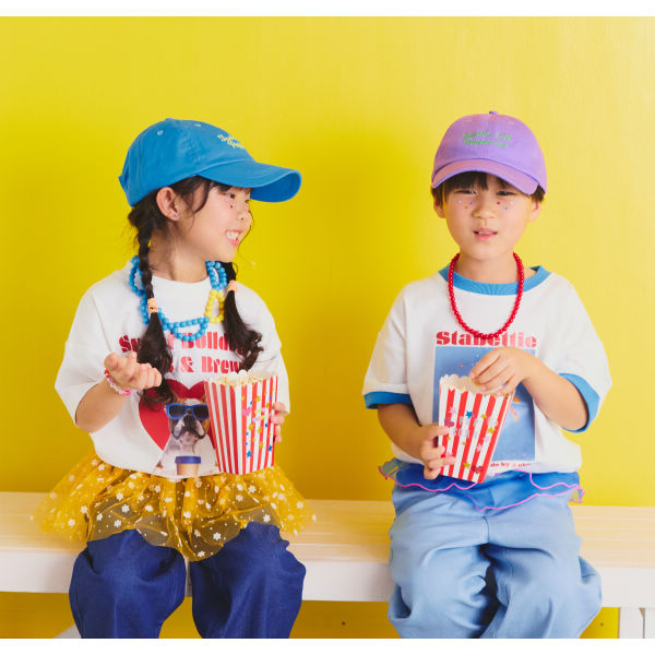 インフルエンサーコラボ/natsumi】キッズプリントTシャツ【90～140cm