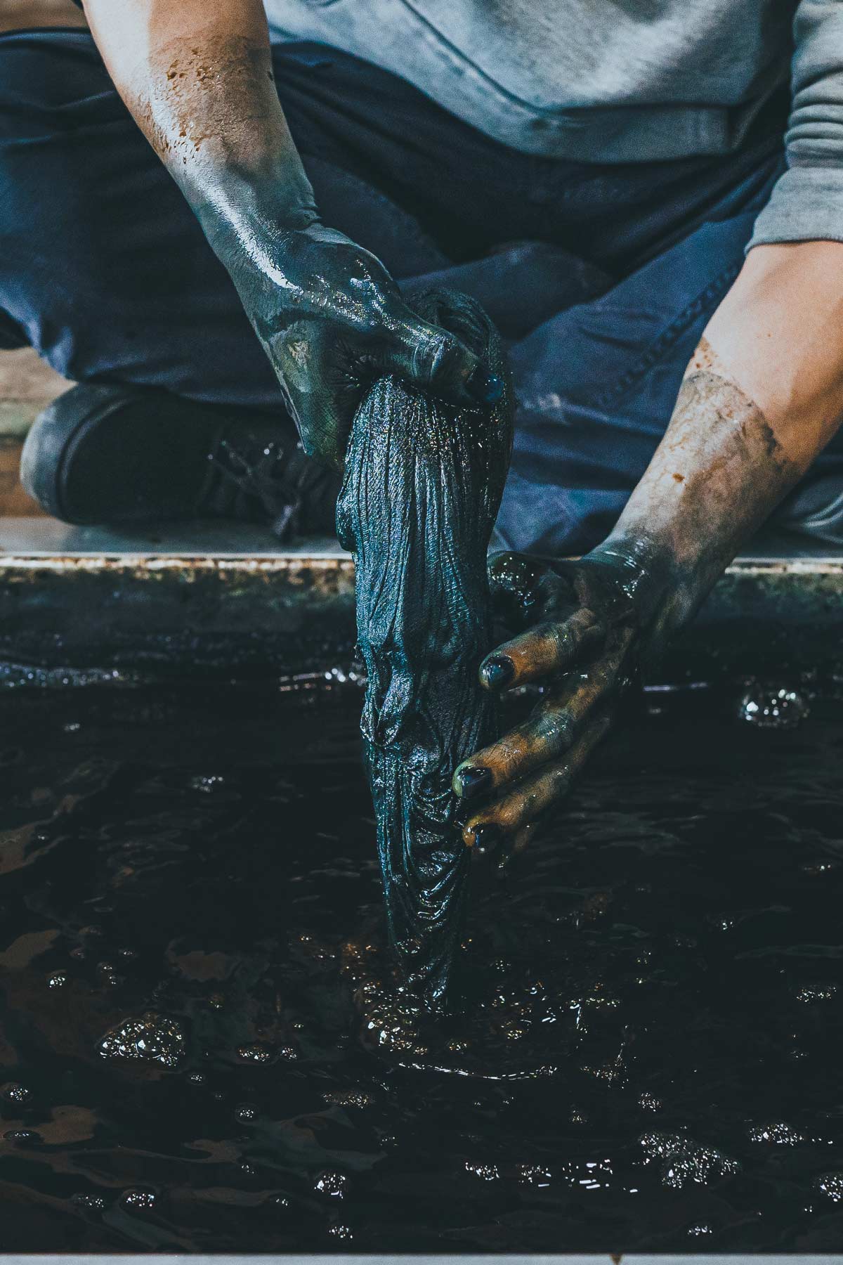 BLUE BLUE JAPAN | HONAI & INDIGO DYED | ブルーブルージャパン