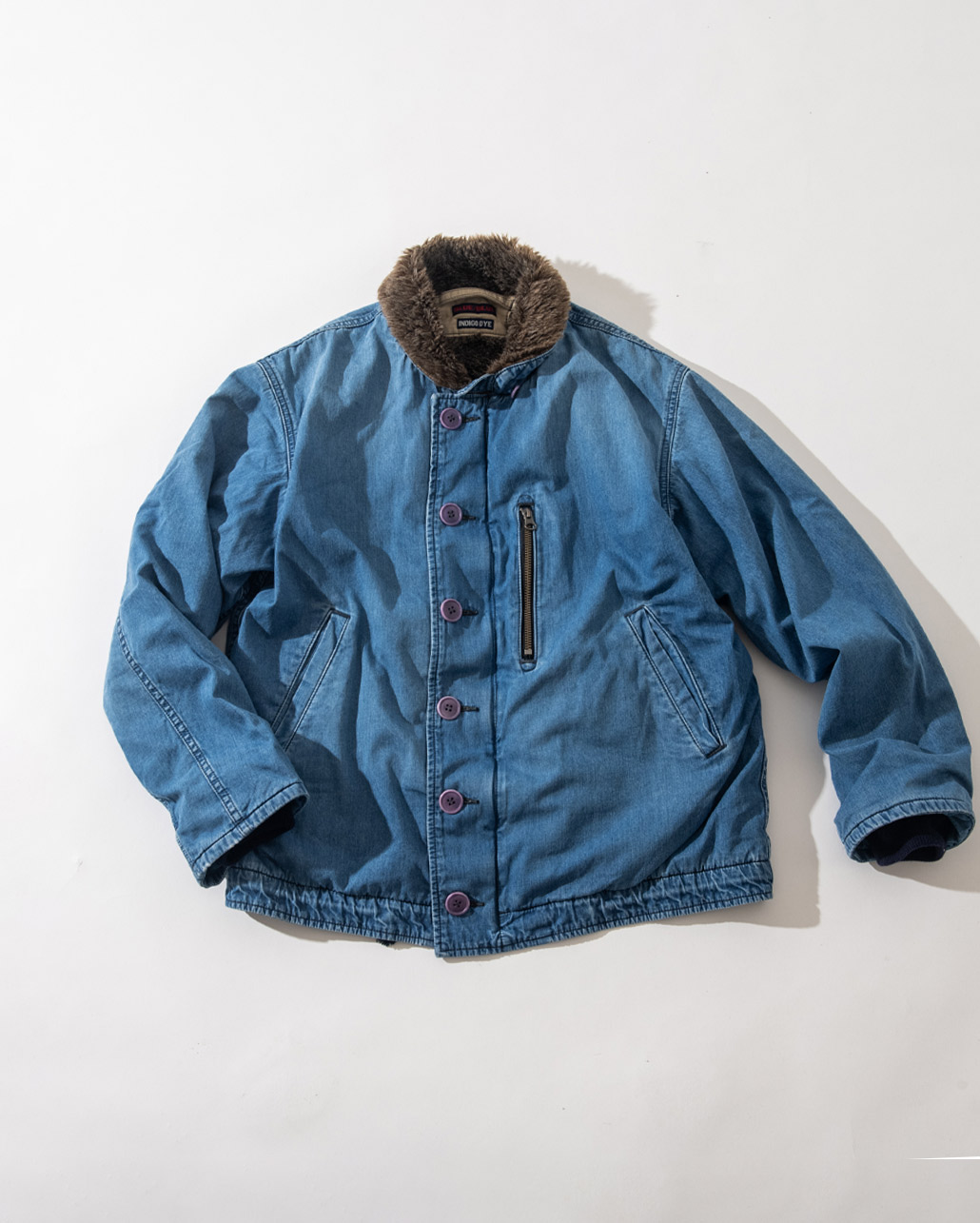 JACQUARD DENIM DECK JACKET PREORDER｜BLUE BLUE | ハリウッドランチ