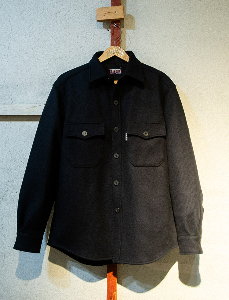 KNITTED MELTON JACKET | BLUE BLUE | ブルーブルー | HOLLYWOOD RANCH