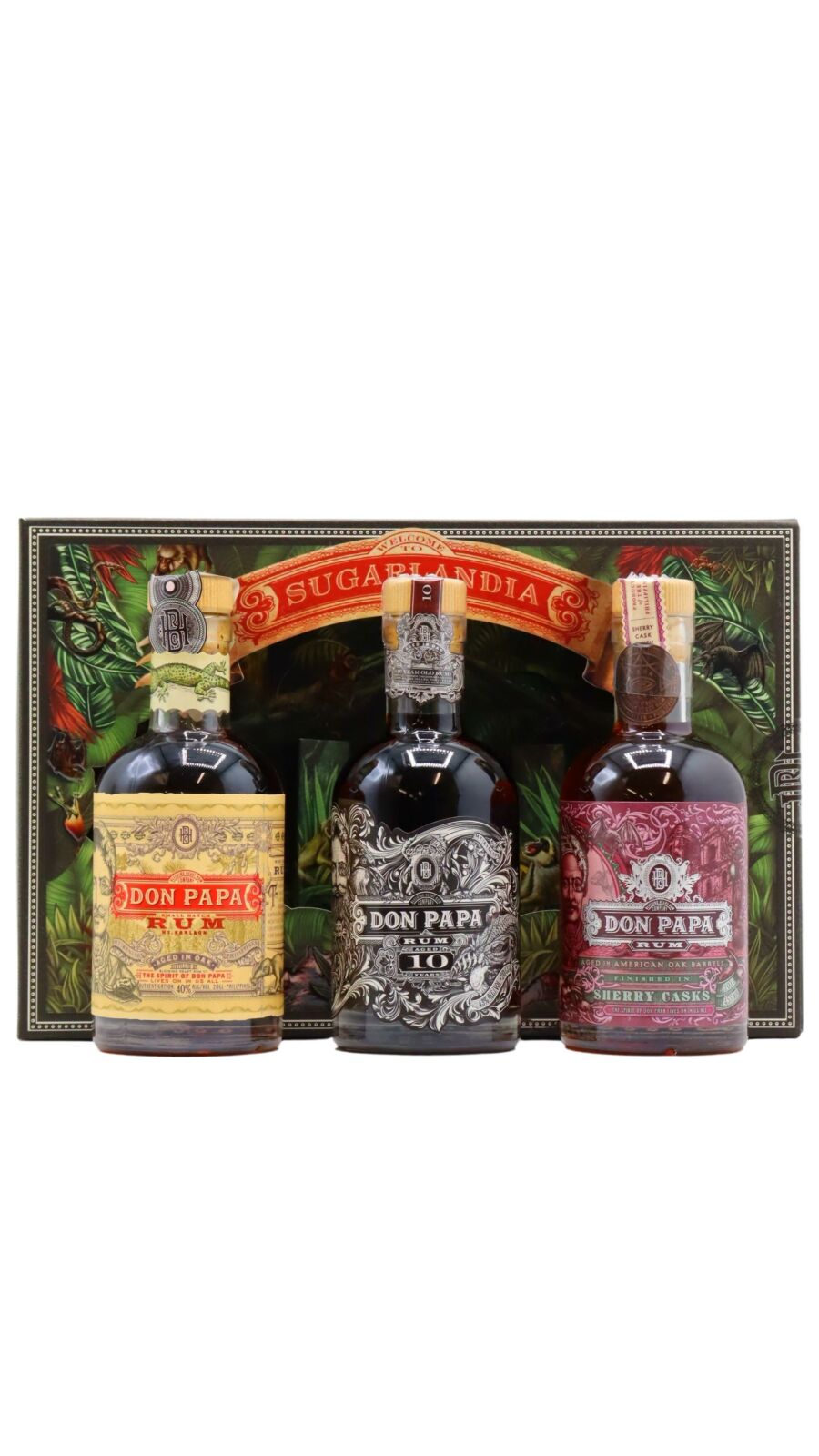 Don Papa - Filipino Rum 20cl x 3 45% ABV Gift Pack, (3 x 20cl