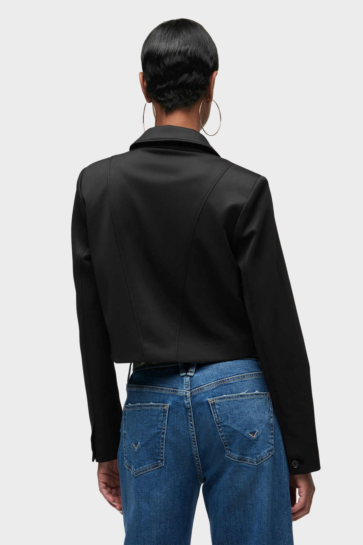 Cropped Blazer | Premium Italian Fabric | Hudson Jeans