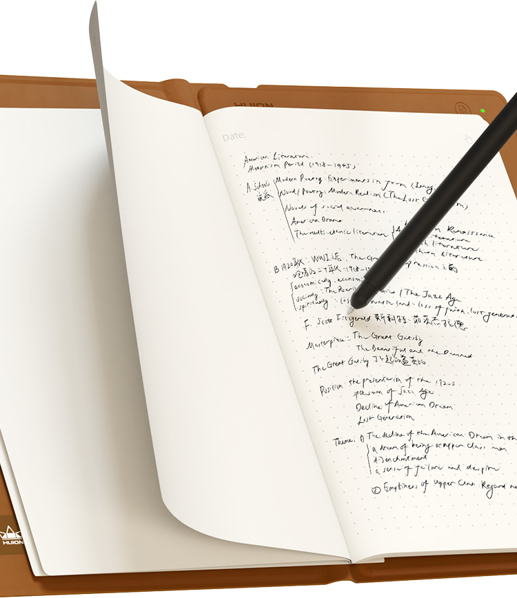 Huion Note - スマートデジタルノート（書き込み・描画用）