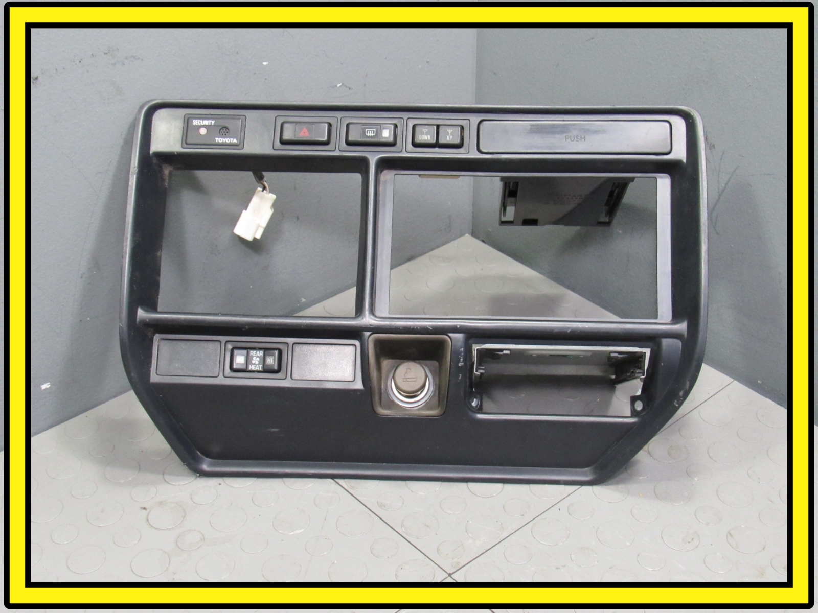 95-97 Land Cruiser LX450 FZJ80 Front Center Dash Radio Bezel Panel