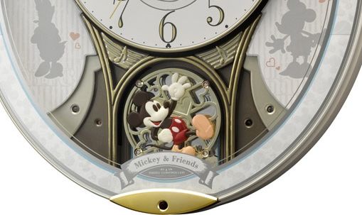 ミッキーマウスの楽しいクロックです！からくり時計 ミッキー