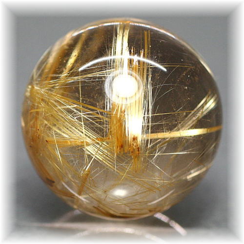 高品質]ゴールドルチルクォーツ丸玉/スフィア - 埼玉県吉川市の天然石