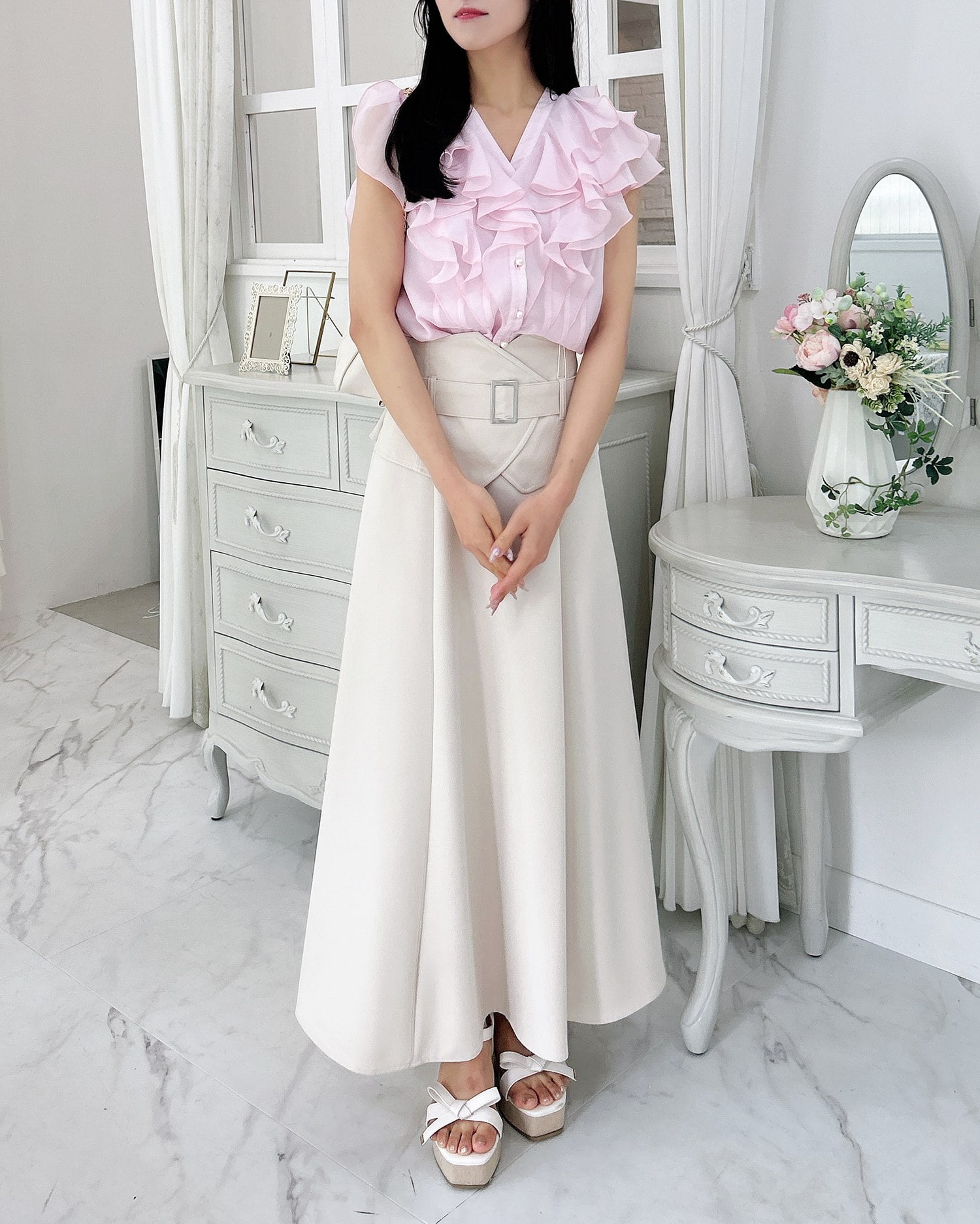 コルセットドッキングフレアスカート（OUTLET）｜INGNI(イング