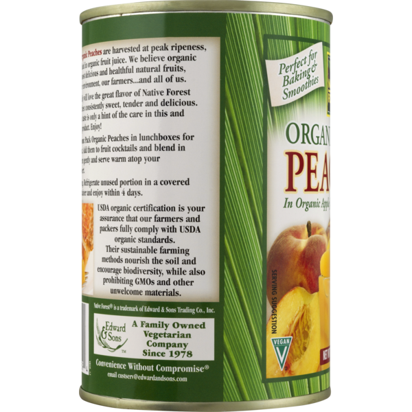 Native Forest Organic Sliced Peaches Same-Day Delivery or Pickup