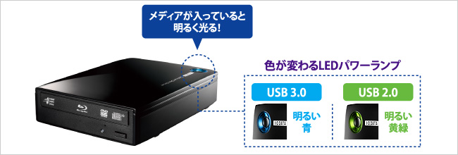 BRD-UT16X | USB 3.0＆BDXL対応 外付型ブルーレイディスクドライブ