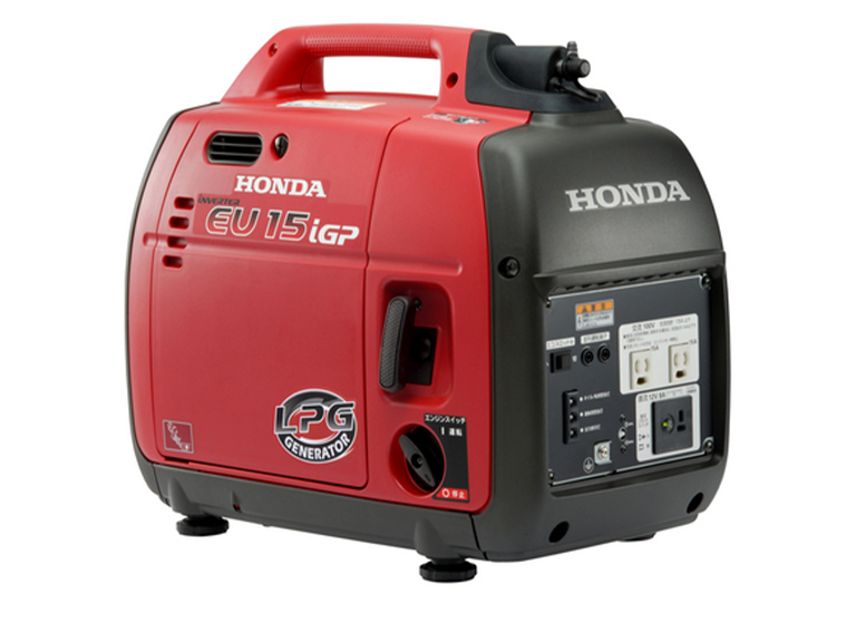 HONDA×YAZAKI】EU15iGP 防災向け LPガス 発電機 + ガス供給BOXセット