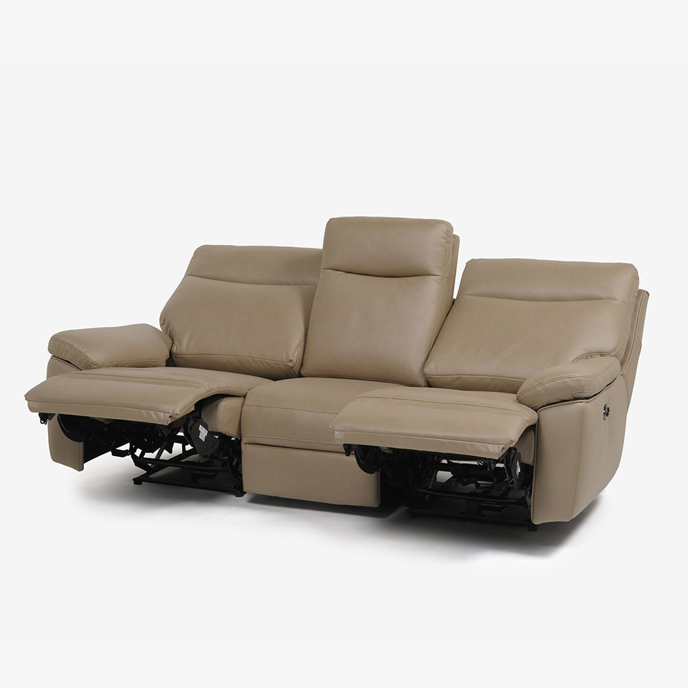 電動リクライニングソファ 3人掛け「パストゥール 1モーター」幅197cm