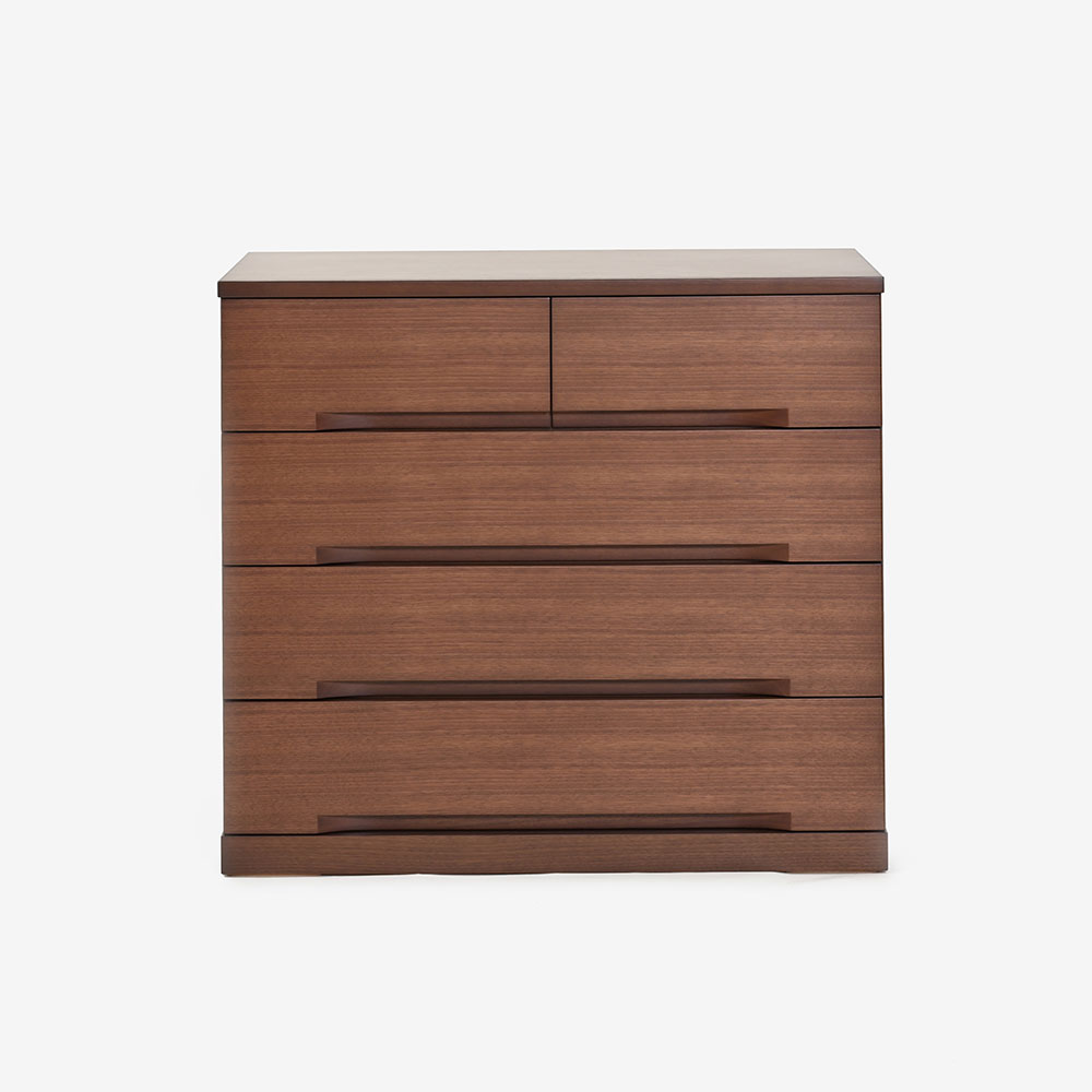 チェスト「ルーブル 30-7」幅85cm ウォールナット材【受注生産品