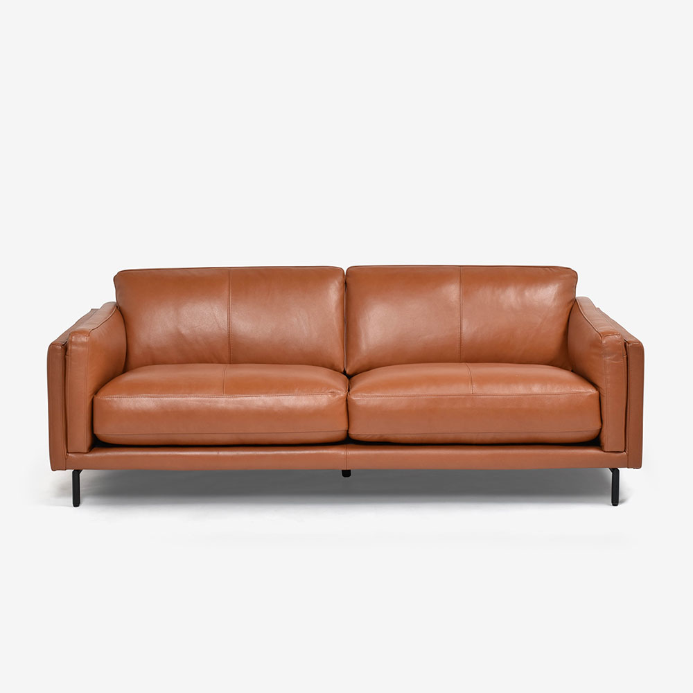 ソファ 2.5人掛け「L/S 71（エルエス71）」幅182cm 革張り 全2色