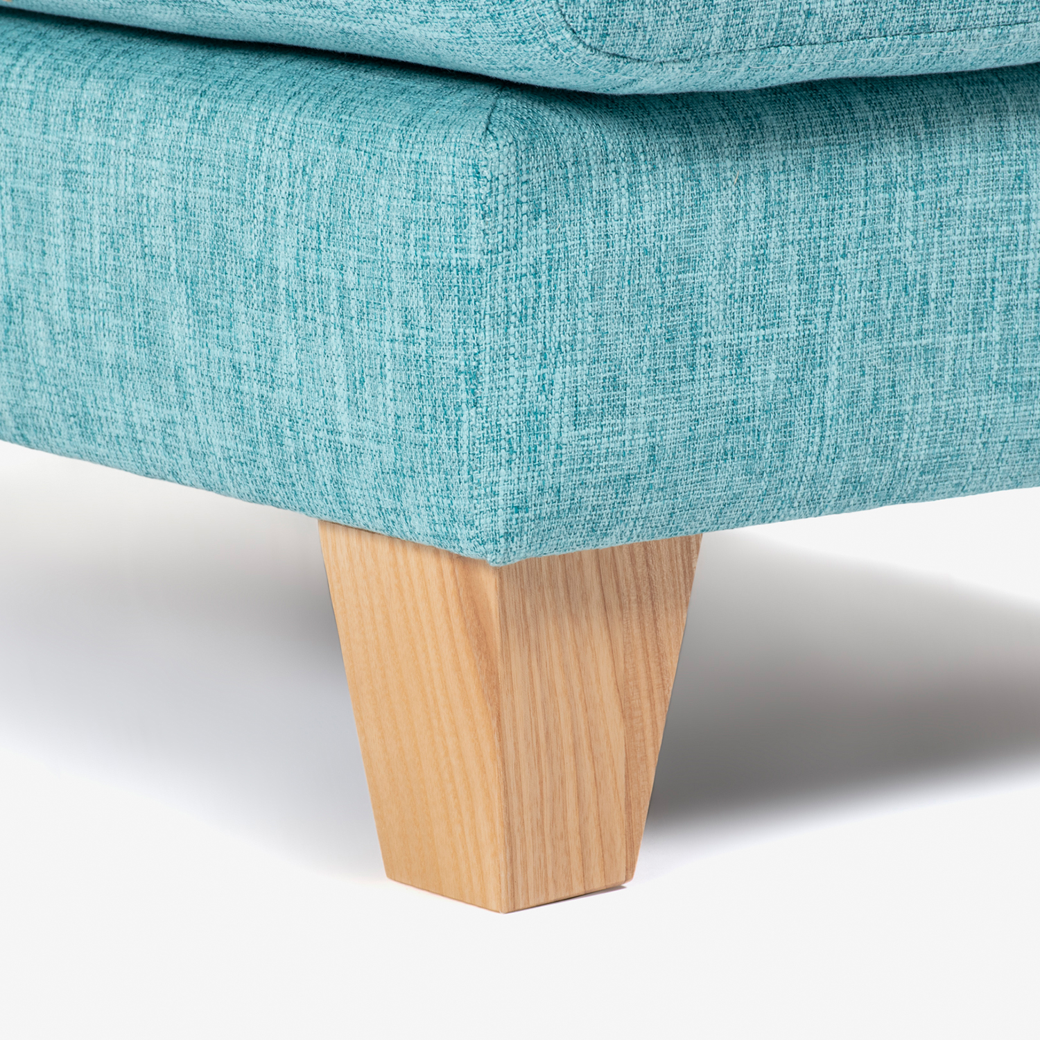 オットマン「アクア SD-341C」布#FG220-11D ブルー色 脚部全2色