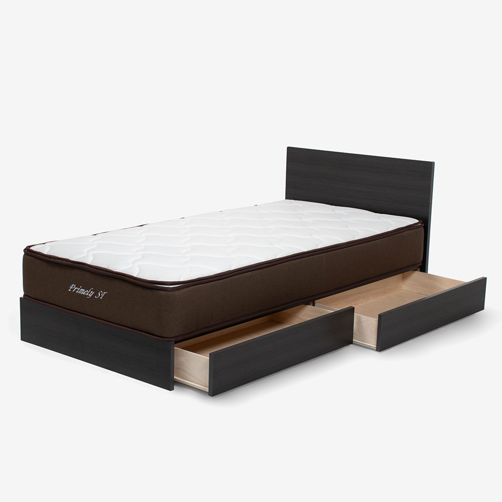 ベッドフレーム 「エリートR DR」宮無し・引出し付き 全2色 | 【公式