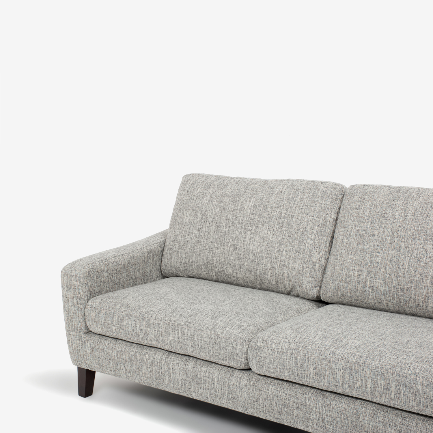 ソファ 3人掛け「イブ SD-294C」幅185cm 布#FG220-17D ライトグレー色