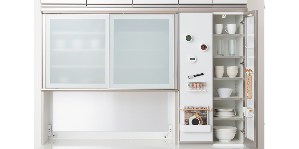 AYANO（綾野製作所）キッチンボード「クラスト」幅180cm 奥行45cm 高さ