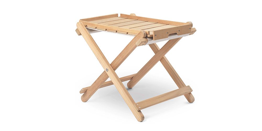 カール・ハンセン＆サン フットスツール「BM5768」チーク材 布