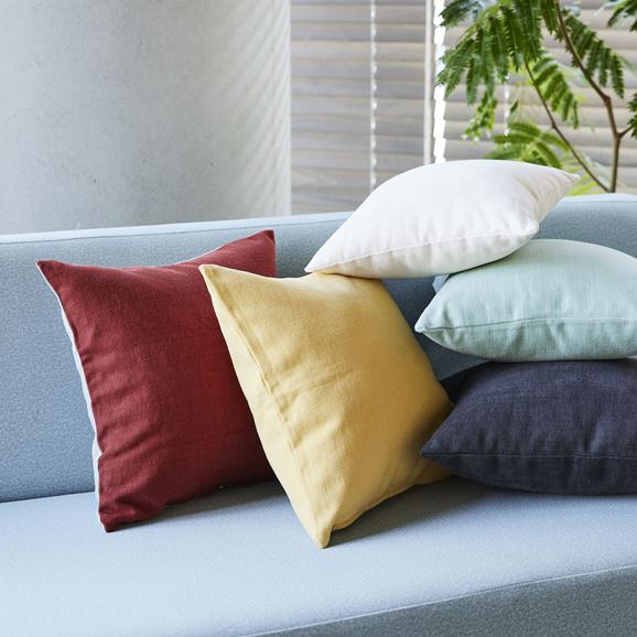 IDEE CALEIDO 2COLORSクッションカバー 40cm角 Coral×Beige