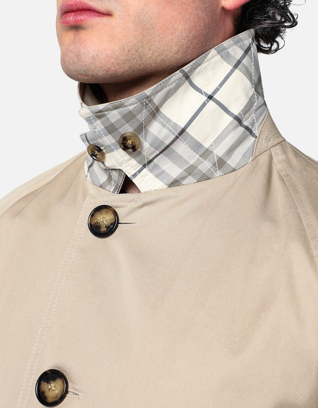 Burberry ベージュコットントレンチコートベルト付き (すべての新品