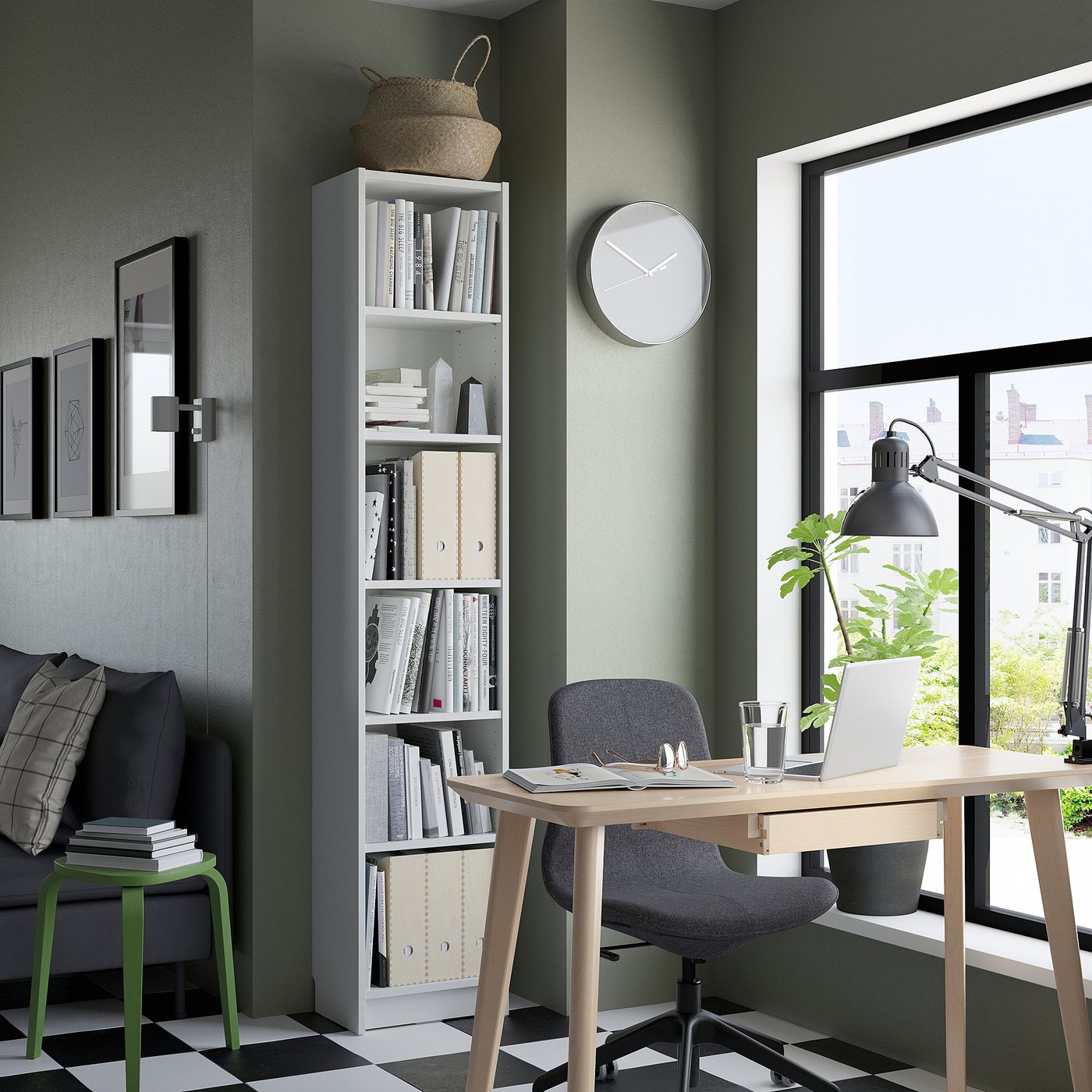 BILLY ビリー 本棚, ホワイト, 40x28x202 cm - IKEA