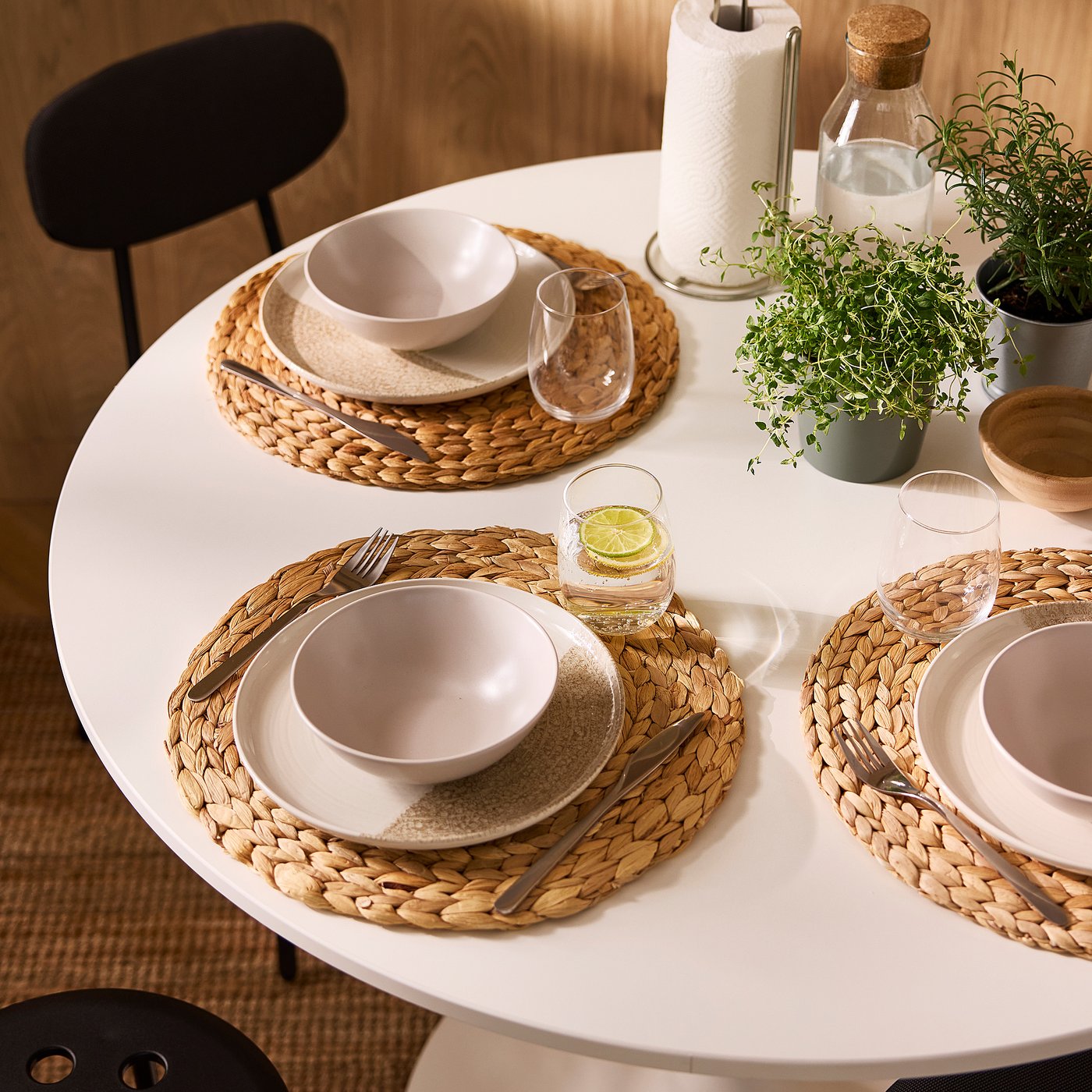 DOCKSTA ドクスタ テーブル, ホワイト/ホワイト, 103 cm - IKEA