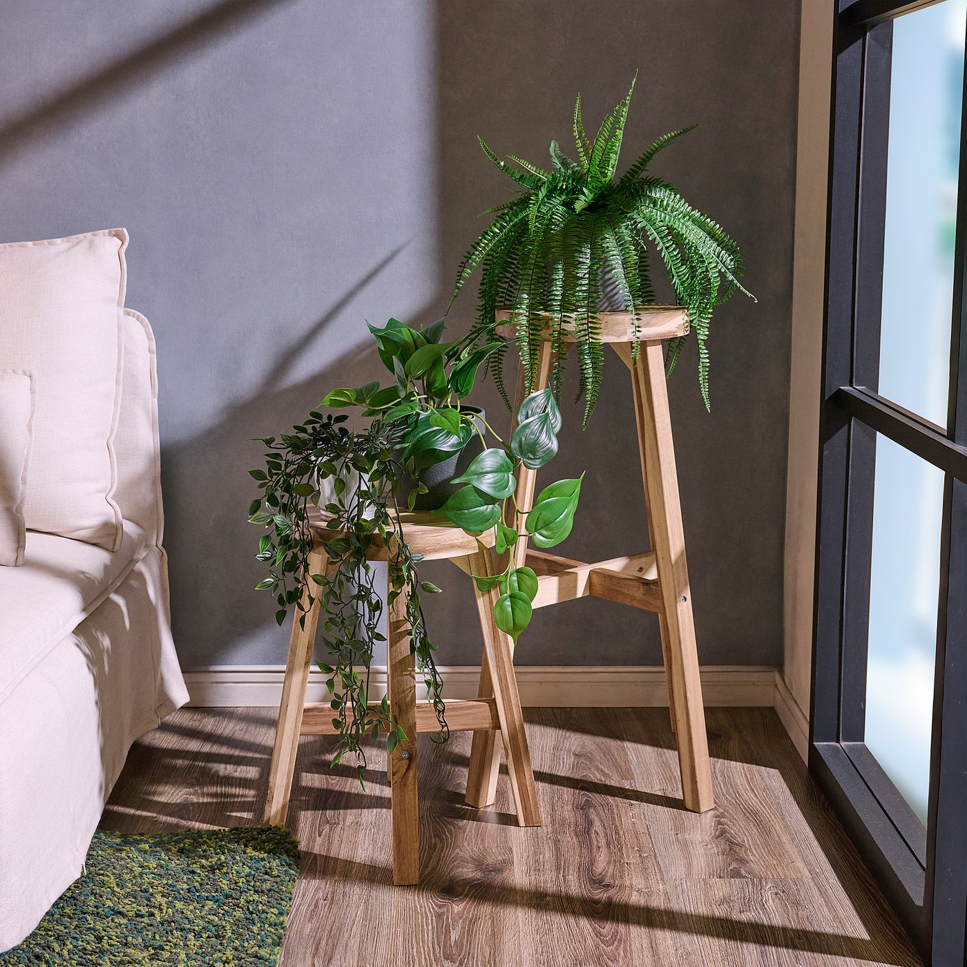 SKOGSTA スコグスタ スツール, アカシア材, 45 cm - IKEA