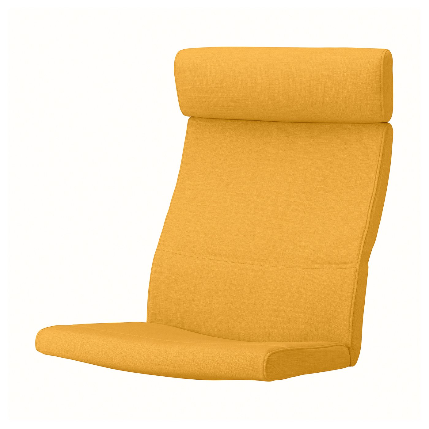 POÄNG armchair, birch veneer/Skiftebo yellow - IKEA