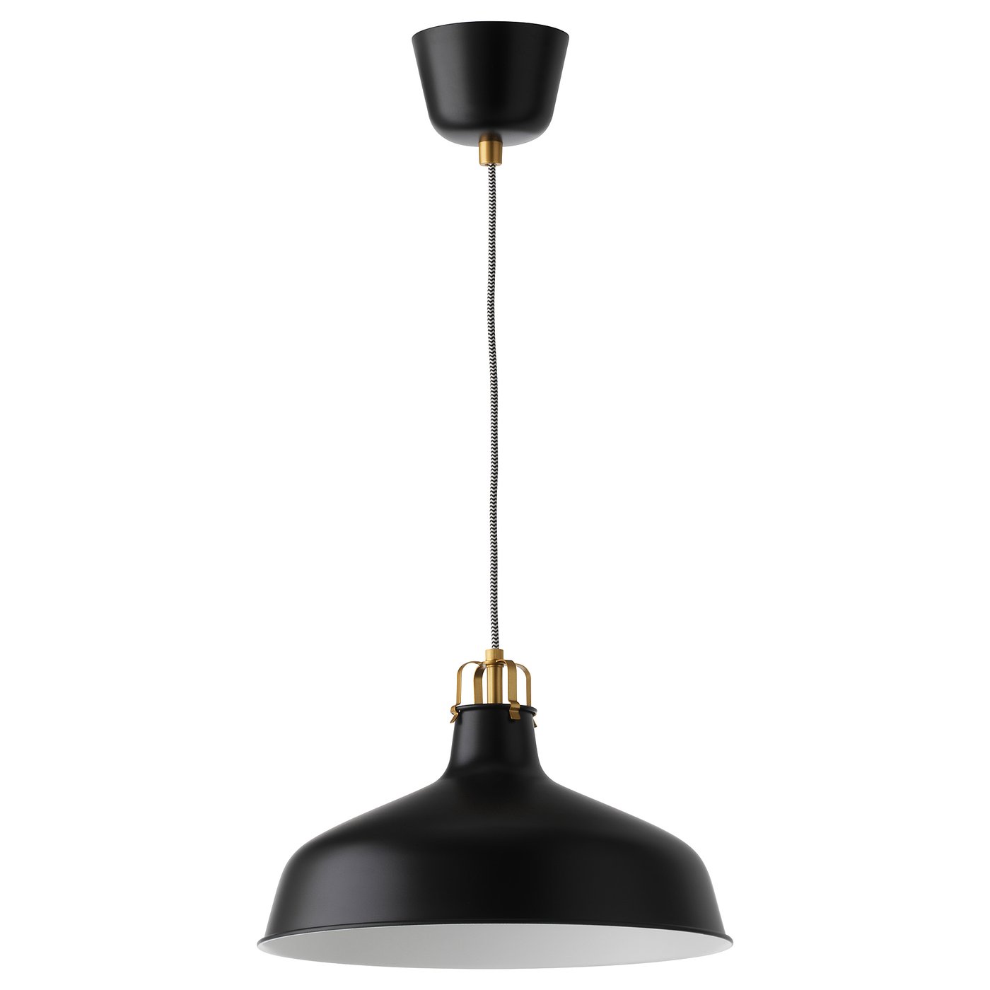 RANARP Pendant lamp, black, 15