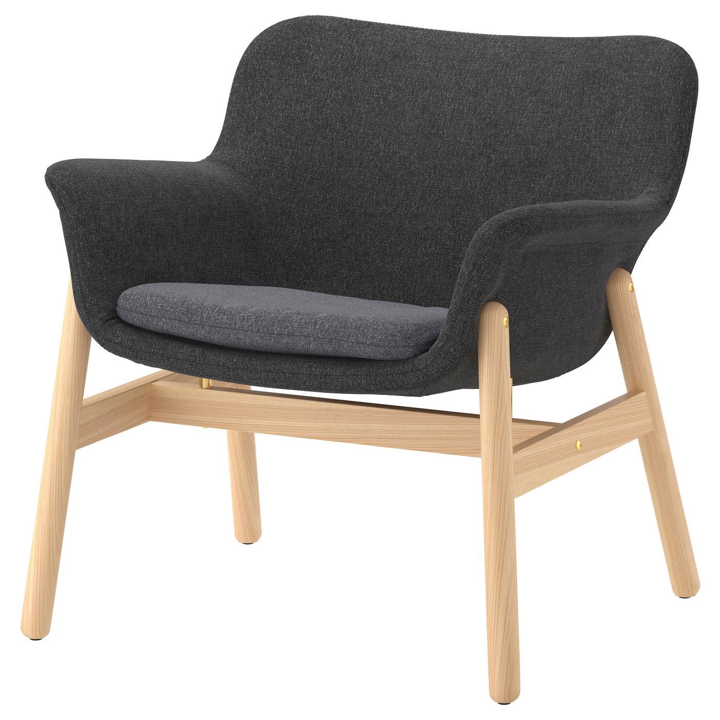 VEDBO armchair, Gunnared blue - IKEA
