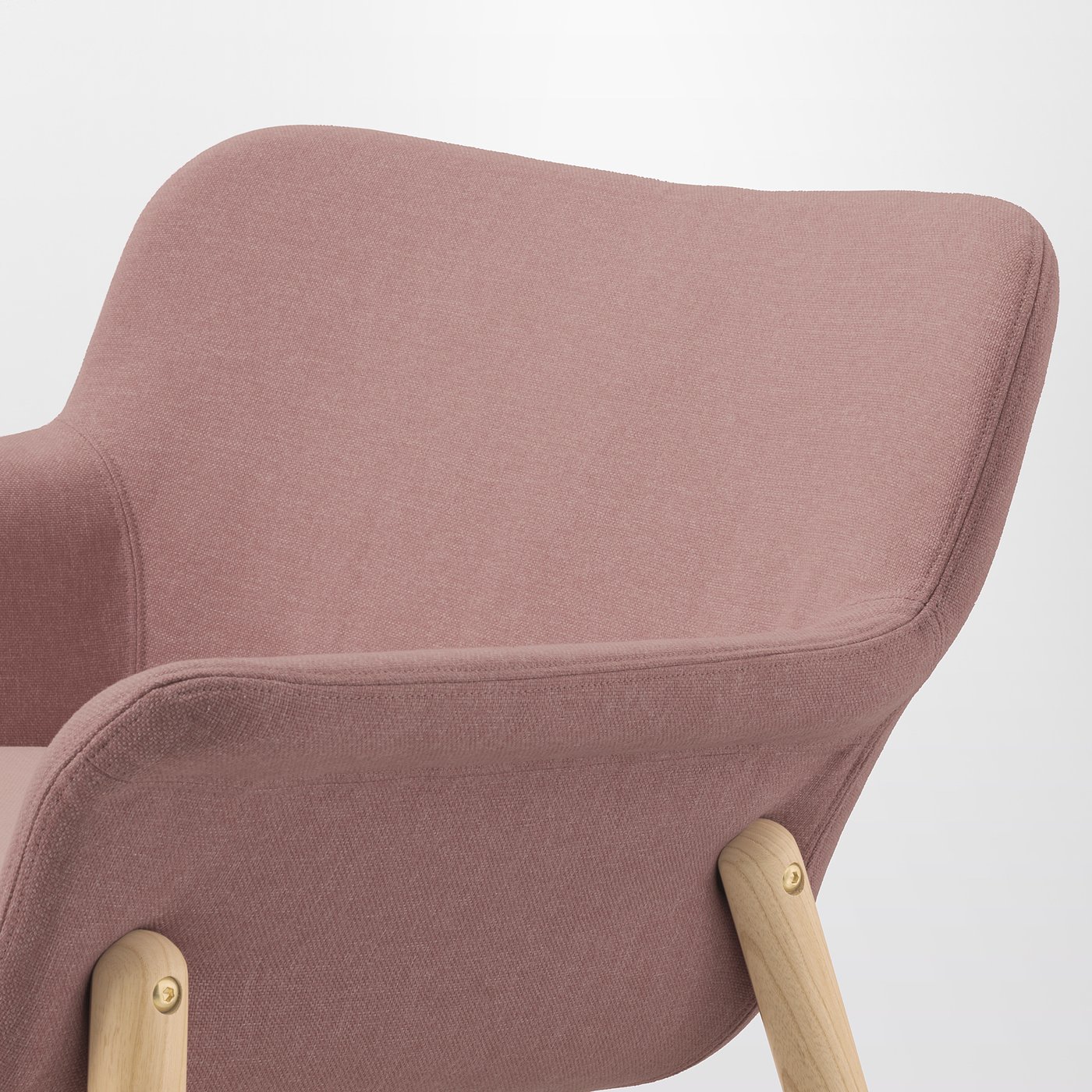 VEDBO armchair, Gunnared light brown-pink - IKEA