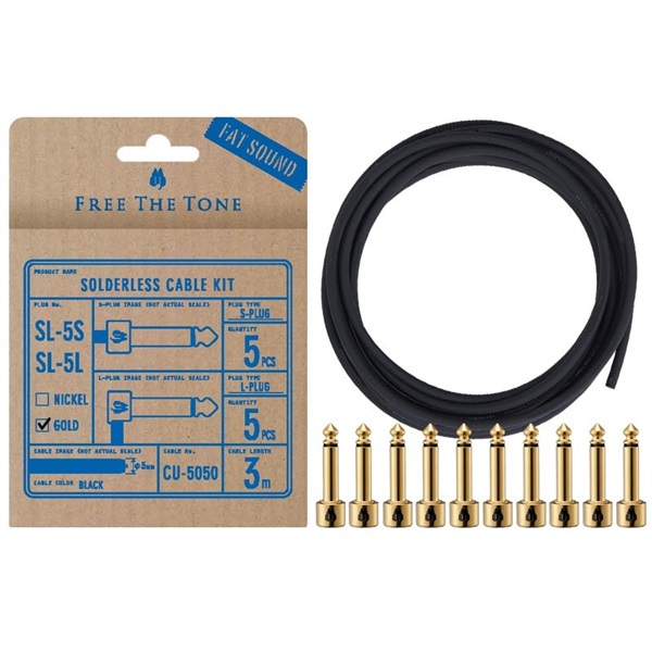 free the tone SL-5S SL-5L ケーブルセット SOLDERLESS CABLE KITS
