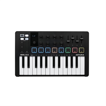 Arturia MINILAB 3 BK 【NKS対応製品・Komplete 15 Select無償提供