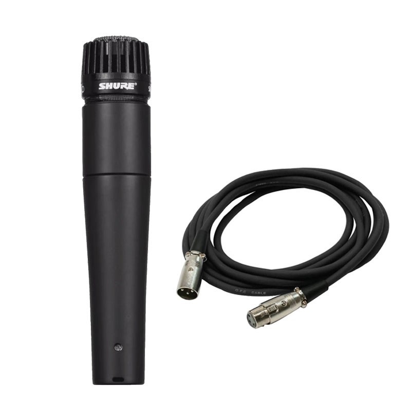 SHURE SM57-LCE【マイクケーブルセット(XLRメス-XLRオス)5.0m】(国内
