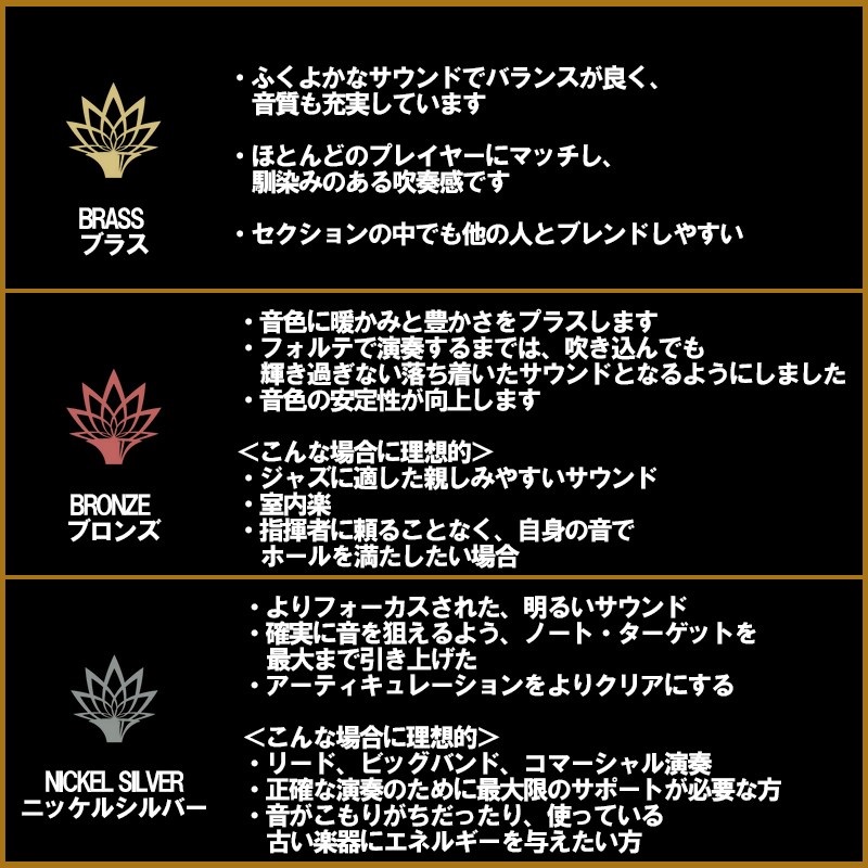 LOTUS ロータス / 2M ブロンズ トランペット用 マウスピース ｜イケベ
