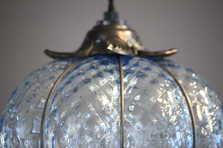 インポート ムラノガラス ペンダント（ブルー） ｜ イケダセレクション