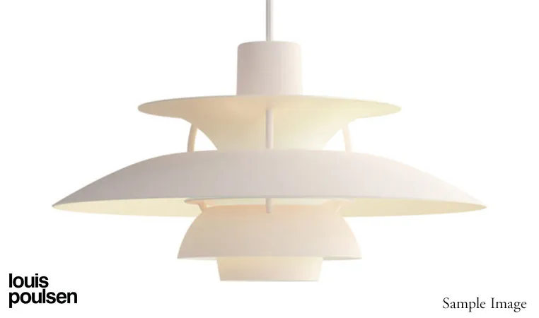 PH 5 ミニ （モノクローム・ペール・ブラッシュ） ペンダント ｜ Louis