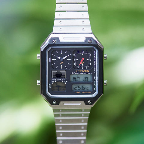 Citizen Men's RECORD LABEL Thermo Sensor Watch JG2126-69E 特定