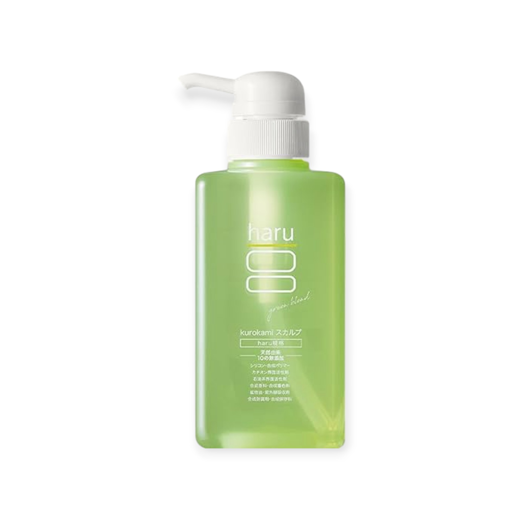 haru(ハル) kurokami スカルプ (グリーンブレンド)の解析結果