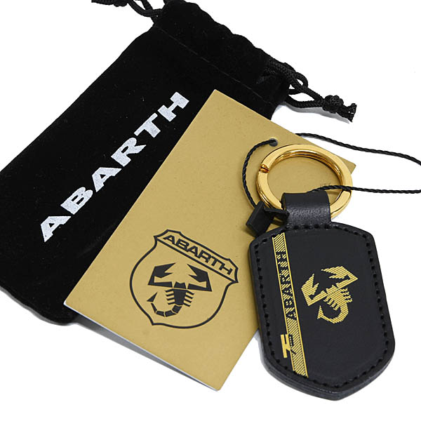 ABARTH Official Leather Keyring-75 th Anniversary- : Italian Auto