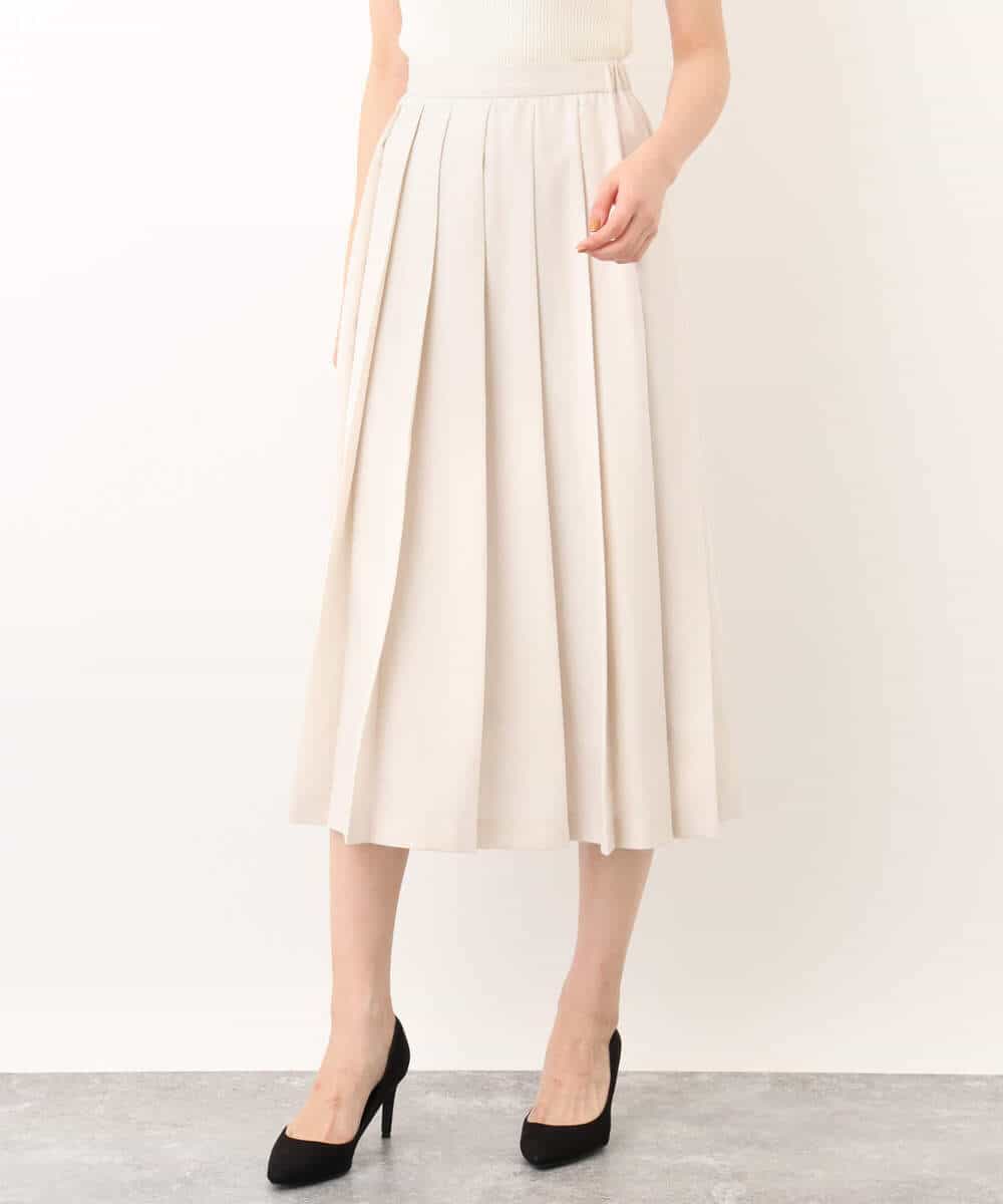 ワイドプリーツスカート/洗える(ミモレ丈スカート) | MK MICHEL KLEIN